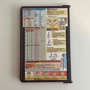 Wine color, metal, foldable nurse clipboard